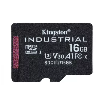 Kingston Technology 16GB microSDHC Industrial C10 A1 pSLC Card Single Pack w/o Adapter