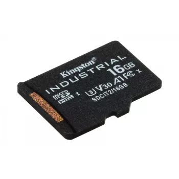 Kingston Technology 16GB microSDHC Industrial C10 A1 pSLC Card Single Pack w/o Adapter