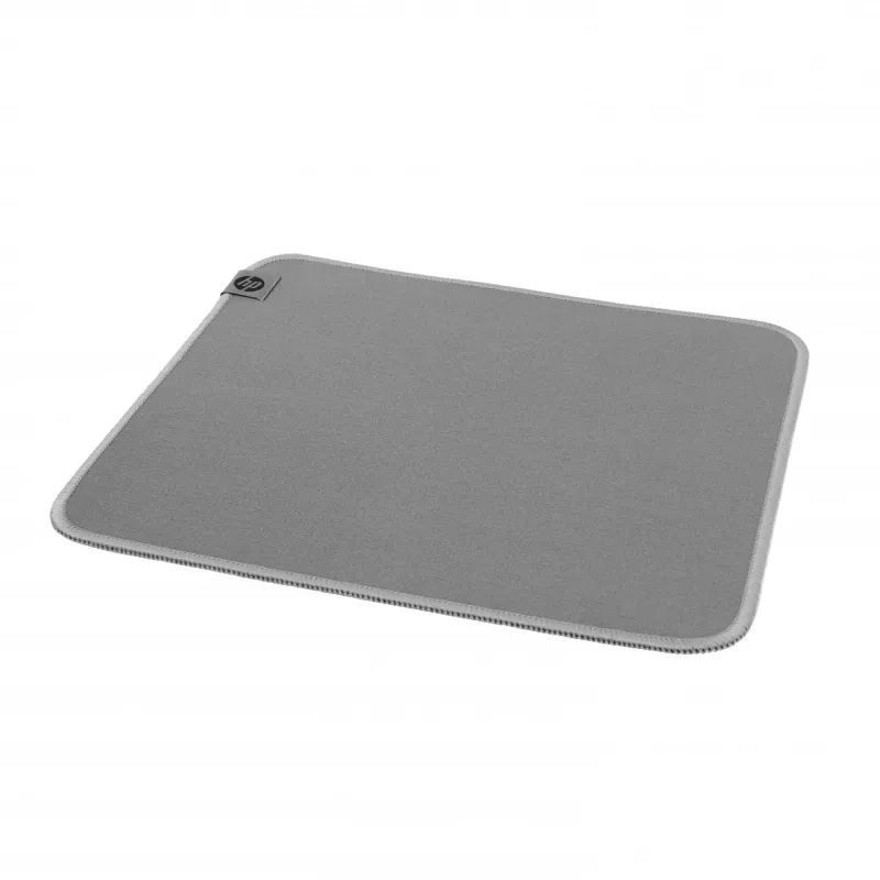 HP 100 Sanitizable Mouse Pad, Grey, Monochromatic, Polyester, Rubber