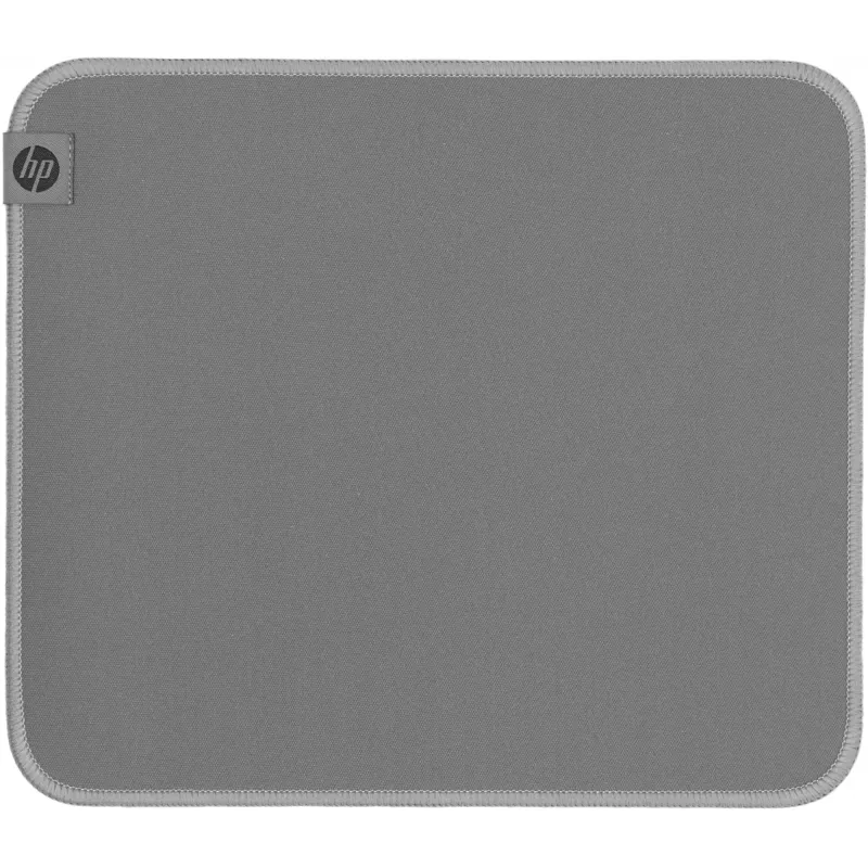 HP 100 Sanitizable Mouse Pad, Grey, Monochromatic, Polyester, Rubber