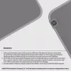 HP 100 Sanitizable Mouse Pad, Grey, Monochromatic, Polyester, Rubber