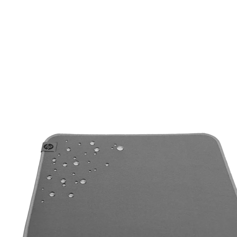 HP 100 Sanitizable Mouse Pad, Grey, Monochromatic, Polyester, Rubber