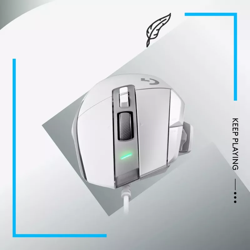 LOGITECH G502 X Gaming Mouse - USB - White