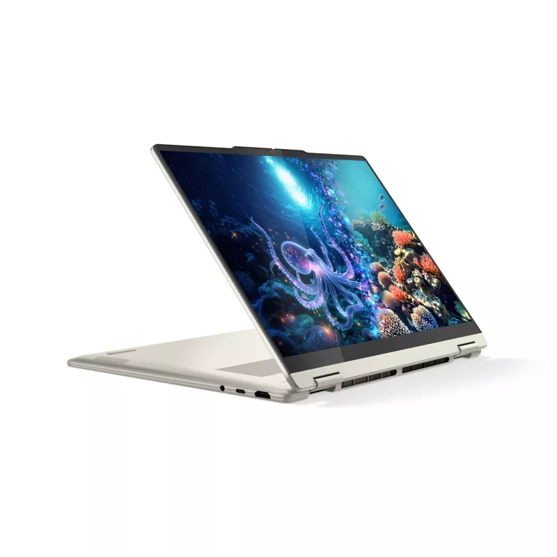 Lenovo Yoga 7 2-in-1 14AKP10 Copilot+ PC AMD Ryzen™ AI 7 350 Hybrid (2-in-1) 35.6 cm (14 inch) Touchscreen 2.8K 16 GB LPDDR5x-SDRAM 1 TB SSD Wi-Fi 7 (802.11be) Windows 11 Home German Grey