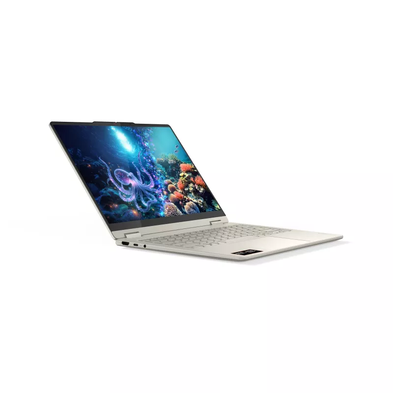 Lenovo Yoga 7 2-in-1 14AKP10 Copilot+ PC AMD Ryzen™ AI 7 350 Hybrid (2-in-1) 35.6 cm (14 inch) Touchscreen 2.8K 16 GB LPDDR5x-SDRAM 1 TB SSD Wi-Fi 7 (802.11be) Windows 11 Home German Grey