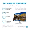 Monitor HP M27fq 27 inch Quad HD 2560x1440 IPS LCD, 300 cd/m², 75 Hz, 5 ms, Silver