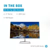 Monitor HP M27fq 27 inch Quad HD 2560x1440 IPS LCD, 300 cd/m², 75 Hz, 5 ms, Silver
