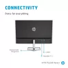 Monitor HP M27fq 27 inch Quad HD 2560x1440 IPS LCD, 300 cd/m², 75 Hz, 5 ms, Silver