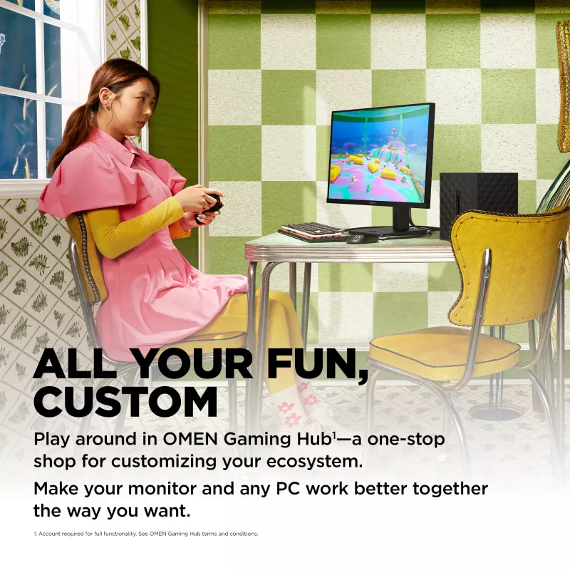 OMEN by HP 27 inch QHD 165Hz Gaming Monitor - OMEN 27q