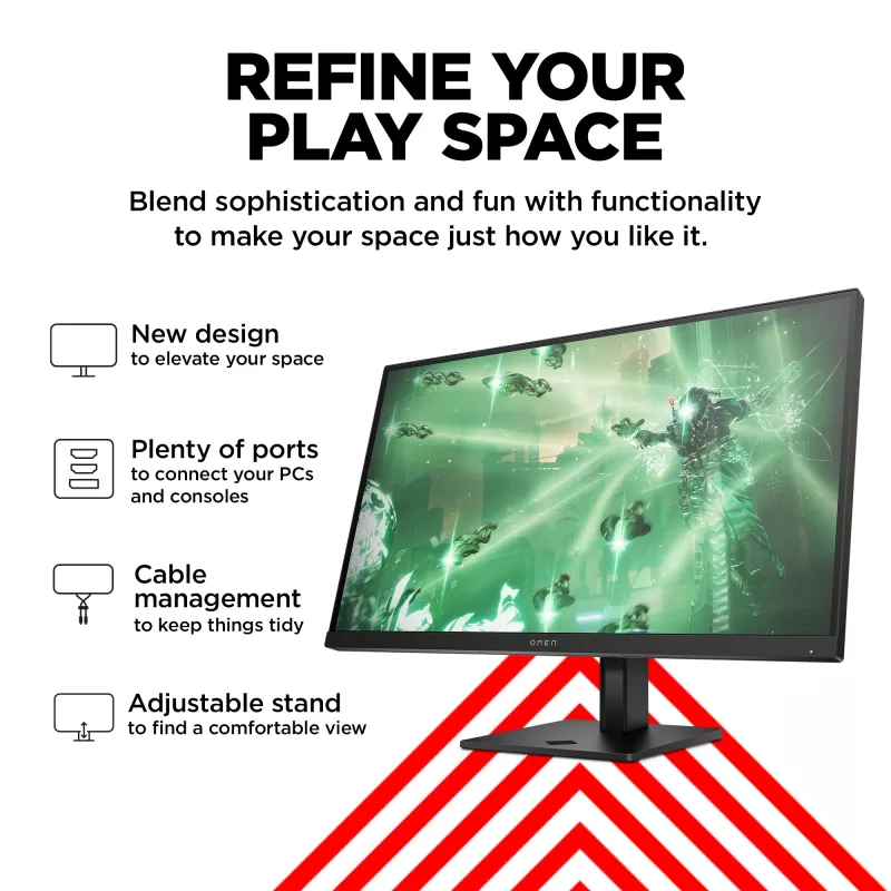 OMEN by HP 27 inch QHD 165Hz Gaming Monitor - OMEN 27q