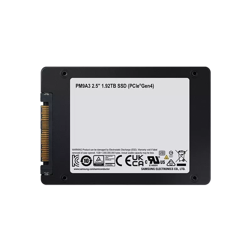 Samsung PM9A3 1.92 TB 2.5 inch PCI Express 4.0 NVMe V-NAND TLC