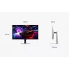Samsung S32FG814SU computer monitor 81.3 cm (32 inch) 3840 x 2160 pixels 4K Ultra HD OLED Silver