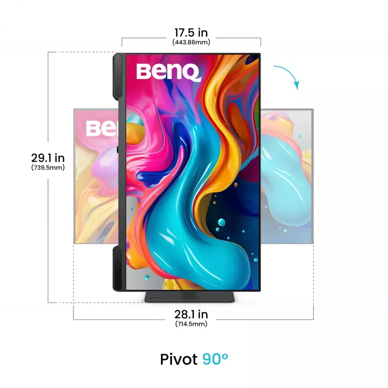 Computer monitor BenQ PV3200U 31.5 inch (80 cm) 3840×2160 4K IPS LCD, 5 ms, USB-C, VESA, speakers, black