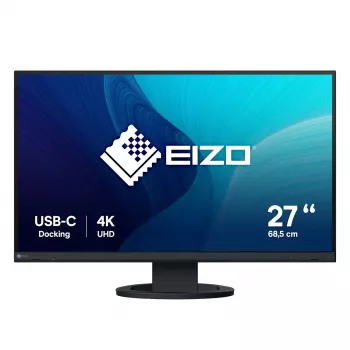 EIZO FlexScan EV2740S-BK computer monitor 68.6 cm (27 inch) 3840 x 2160 pixels 4K Ultra HD LCD Black