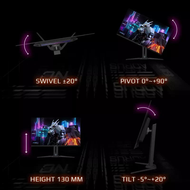 Monitor GIGABYTE AORUS FO32U 31.5 inch OLED 3840 x 2160