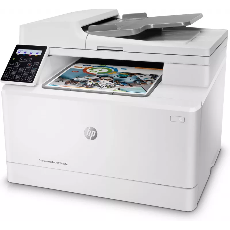 HP Color LaserJet Pro MFP M183fw, Laser, Colour printing, 600 x 600 DPI, A4, Direct printing, White