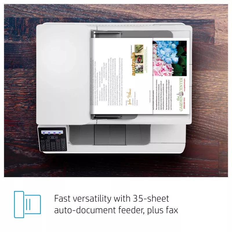 HP Color LaserJet Pro MFP M183fw, Laser, Colour printing, 600 x 600 DPI, A4, Direct printing, White