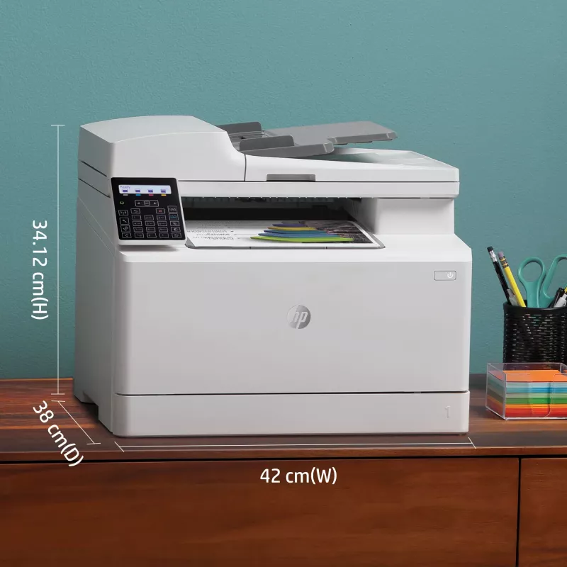 HP Color LaserJet Pro MFP M183fw, Laser, Colour printing, 600 x 600 DPI, A4, Direct printing, White