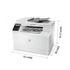 HP Color LaserJet Pro MFP M183fw, Laser, Colour printing, 600 x 600 DPI, A4, Direct printing, White