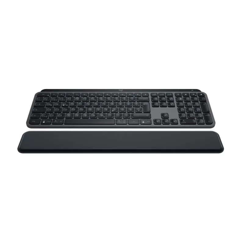 LOGITECH MX Keys S Keyboard Graphite with Palm Rest Qwertz Deutsch