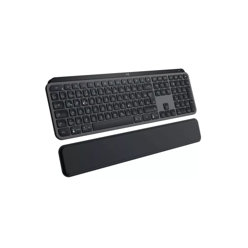 LOGITECH MX Keys S Keyboard Graphite with Palm Rest Qwertz Deutsch