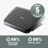 Foot rest Fellowes Standard ergonomic under-desk foot support, black, height-adjustable, 330 mm width