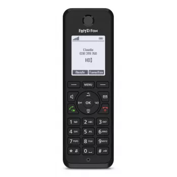 DECT telephone FRITZ Fon M3 Wireless handset Caller ID Black