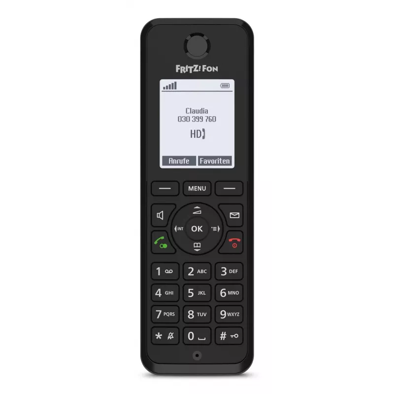 DECT telephone FRITZ Fon M3 Wireless handset Caller ID Black