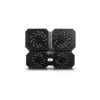 Cooling pad DeepCool MULTI CORE X6 — 4 fans, for 15.6 inch laptops, USB-powered, 380×295×24 mm, 2 USB ports