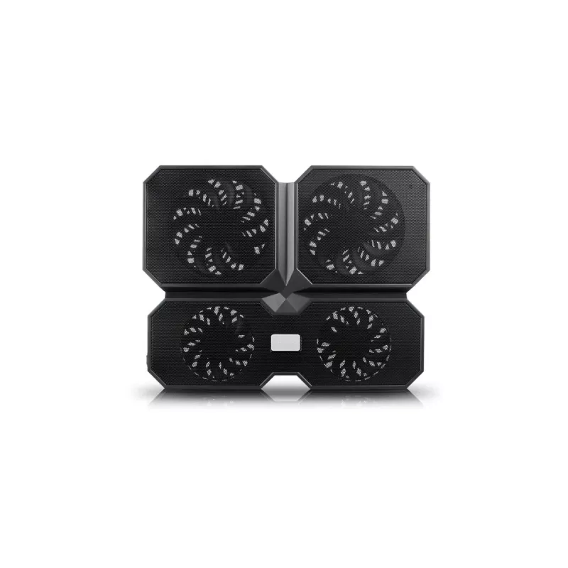 Cooling pad DeepCool MULTI CORE X6 — 4 fans, for 15.6 inch laptops, USB-powered, 380×295×24 mm, 2 USB ports