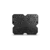 Cooling pad DeepCool MULTI CORE X6 — 4 fans, for 15.6 inch laptops, USB-powered, 380×295×24 mm, 2 USB ports