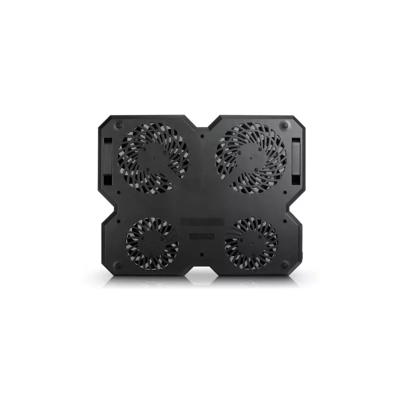 Cooling pad DeepCool MULTI CORE X6 — 4 fans, for 15.6 inch laptops, USB-powered, 380×295×24 mm, 2 USB ports