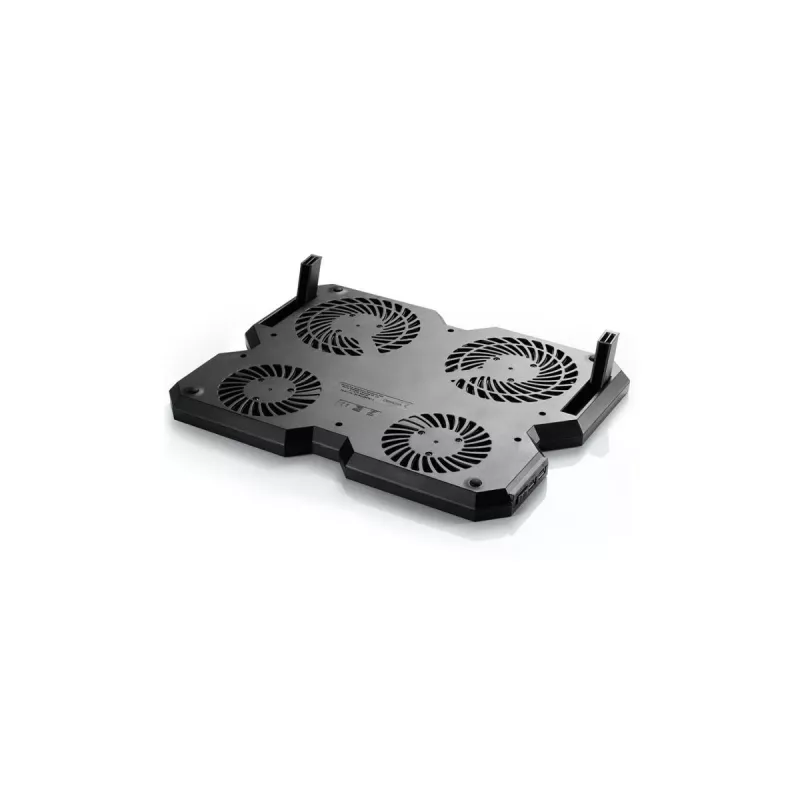Cooling pad DeepCool MULTI CORE X6 — 4 fans, for 15.6 inch laptops, USB-powered, 380×295×24 mm, 2 USB ports
