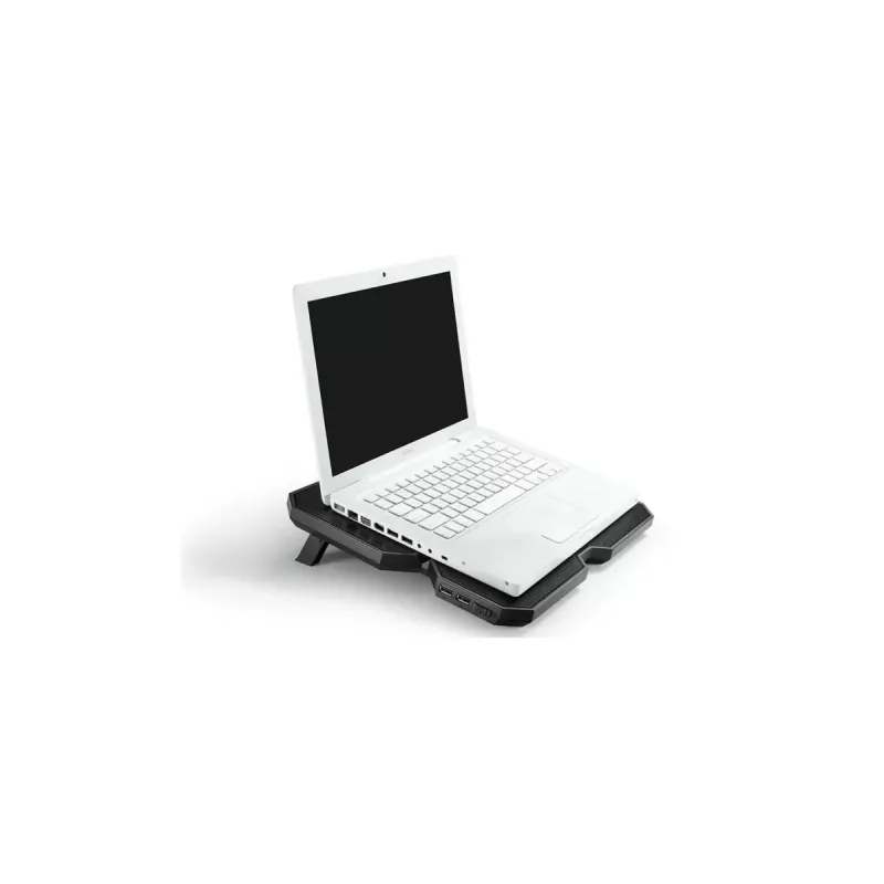 Cooling pad DeepCool MULTI CORE X6 — 4 fans, for 15.6 inch laptops, USB-powered, 380×295×24 mm, 2 USB ports