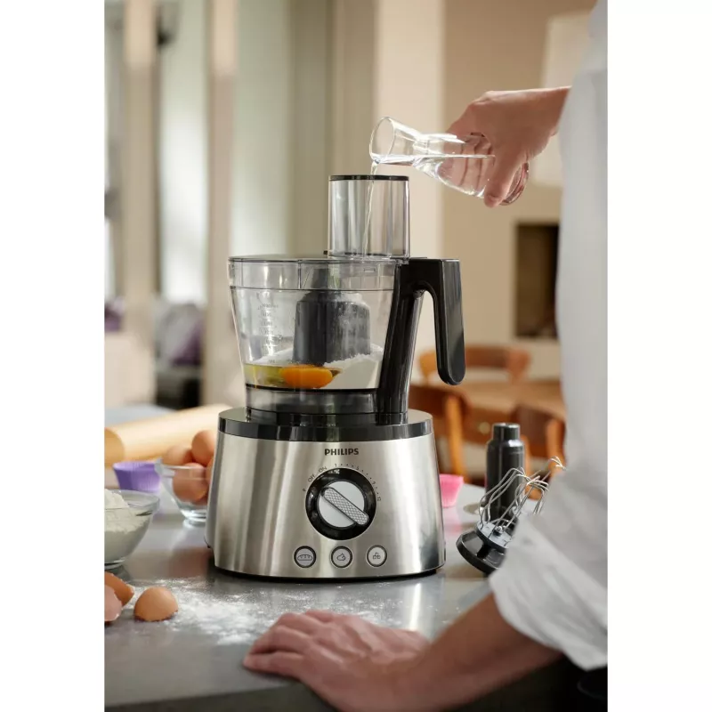 Food processor Philips HR7778/00 3.4 L bowl, 1300 W, 32 functions, 12 speeds, stainless steel
