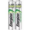 Rechargeable battery Energizer Power Plus AAA NiMH 1.2 V, 2 pcs, 44.5 mm x 10.5 mm, 11 g