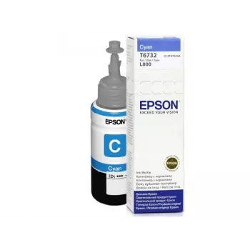 Epson T6732 Cyan ink bottle 70ml, Original, Photo cyan, Epson L800, Standard Yield, Inkjet printing, Indonesia
