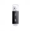 SILICON POWER Ultima U02 - 16GB USB Stick - USB 2.0 - Black (moq-30)