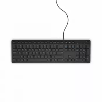 DELL Wired Keyboard - KB216 - Estonian (QWERTY) - Black, Full-size (100%), Wired, USB, QWERTY, Black