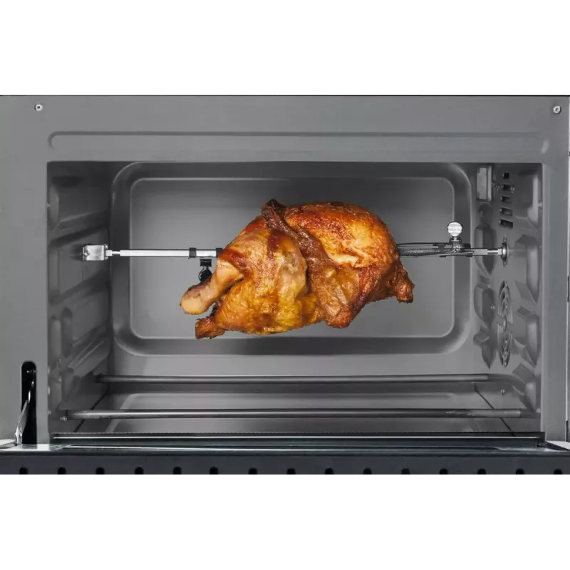 Caso TO20 20L 1650W Black Electric Oven with Grill, Convection, Rotisserie, Timer, 70-230°C, Cool-Touch