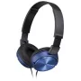 Sony MDR-ZX310, Wired, 10 - 24000 Hz, Music, 125 g, Headphones, Blue