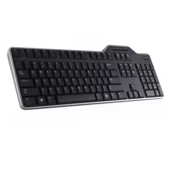 DELL Pro Smartcard Keyboard - KB813 - Russian (QWERTY), Full-size (100%), Wired, USB, QWERTY, Black
