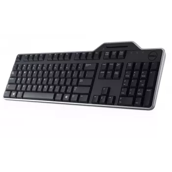 DELL Pro Smartcard Keyboard - KB813 - Russian (QWERTY), Full-size (100%), Wired, USB, QWERTY, Black