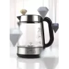 Electric kettle Eta 1.7 L 2200 W Black Stainless steel Transparent
