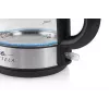 Electric kettle Eta 1.7 L 2200 W Black Stainless steel Transparent