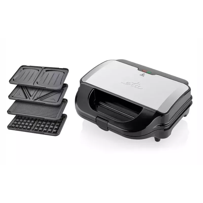 Sandwich maker ETA Sorento 3151 90010 — 900 W, 4 sandwiches, stainless steel/black