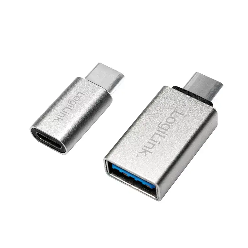 Cable Gender Changer LogiLink AU0040 USB 3.1 C USB 3.0 A Micro USB 2.0 Aluminium