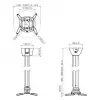 Vogel's PPC 1585 Projector Ceiling Mount, White