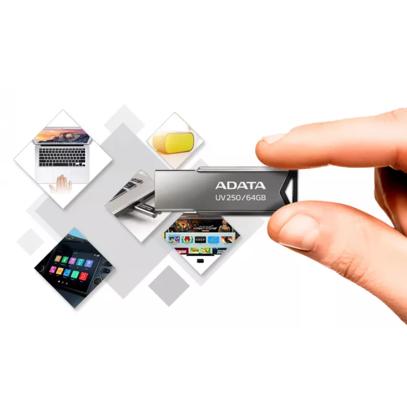ADATA UV250 USB flash drive 16 GB USB Type-A 2.0 Silver