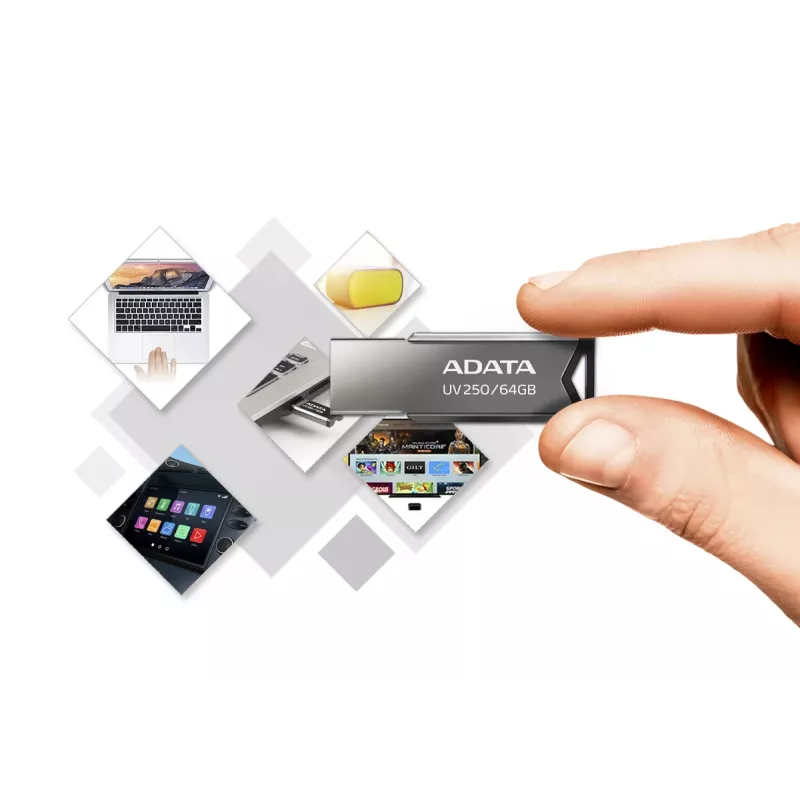 ADATA UV250 USB flash drive 16 GB USB Type-A 2.0 Silver